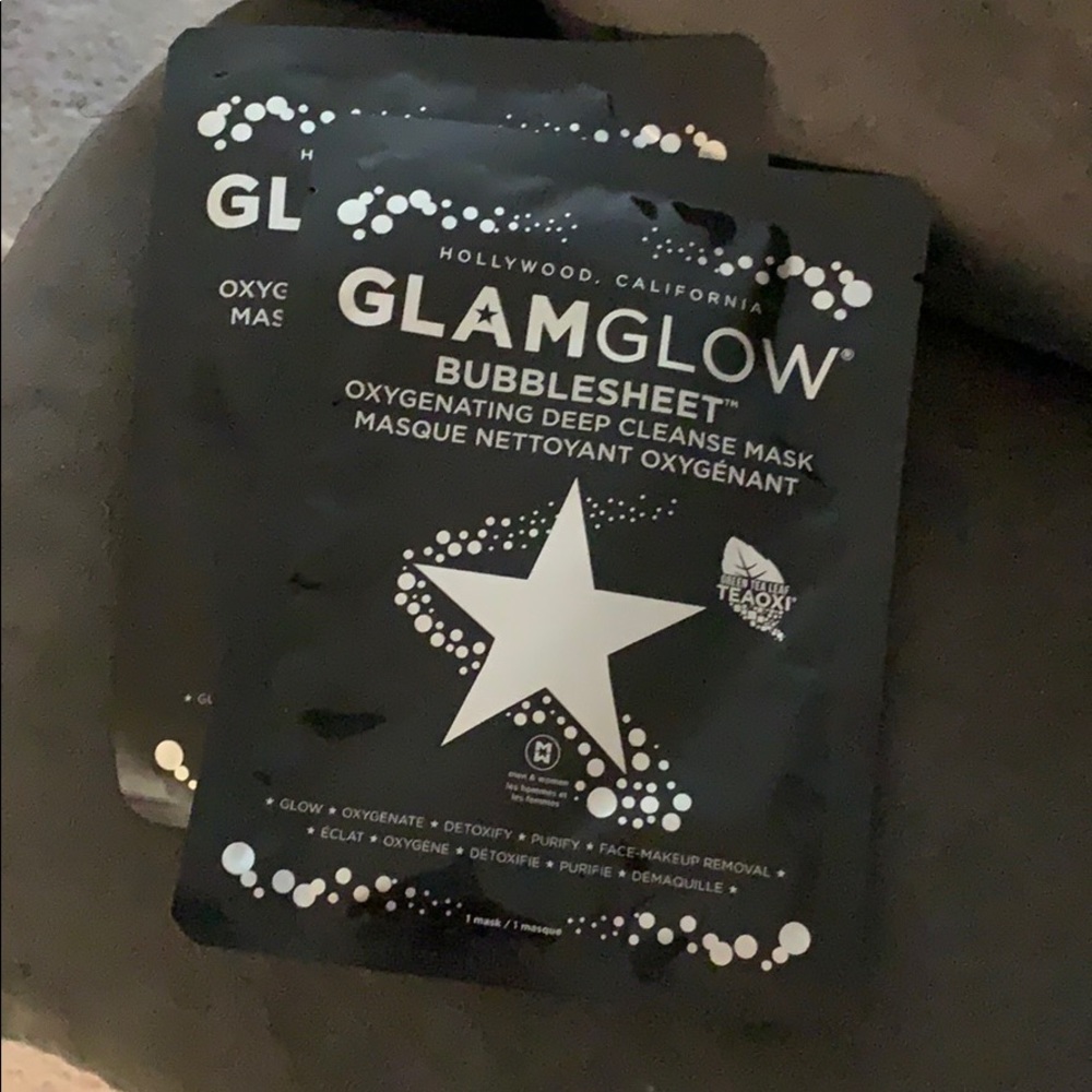 Glam glow bubble sheet